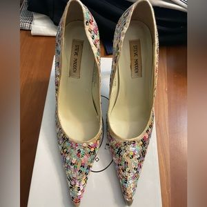 Steve Madden Mystikal Multi sequin heels. Absolutely gorgeous!